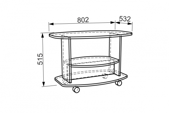 Стол журнальный Лидер