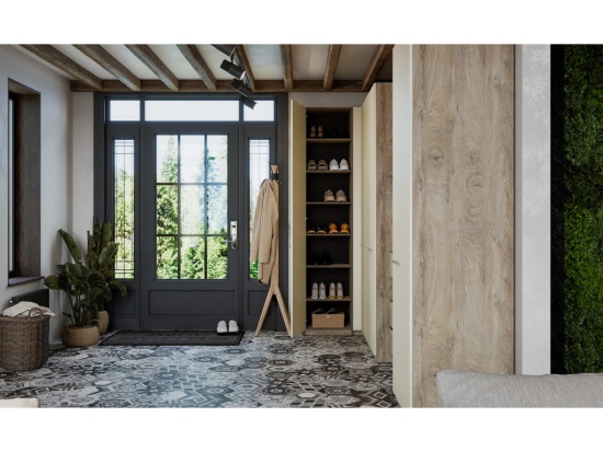 Гардеробная Этна Алебастр (Модульная)