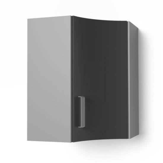 Шкаф угловой радиусный УВР Кампео