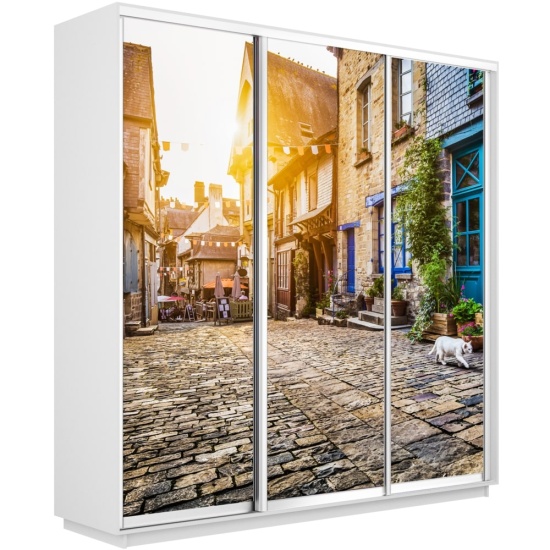 Шкаф-купе Экспресс с Фотопечатью 1800 х 2400 х 600 Улица