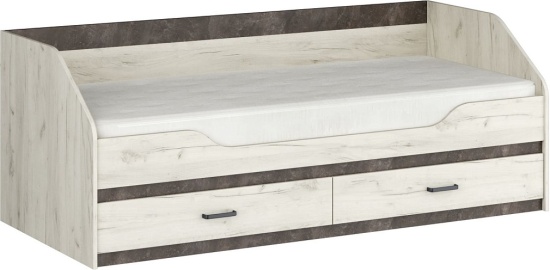 Прага Кровать 0,9м с ящиками