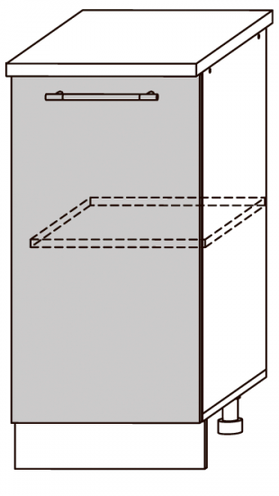 Кельн шкаф нижний ШН 450(без столешн.)