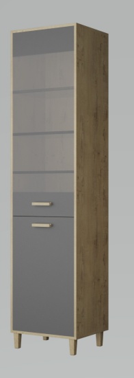 Шкаф со стеклом Брейк