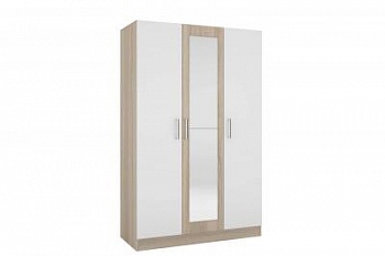 Шкаф 3-х дв Леси с зеркалом