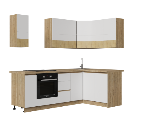 Модульная кухня  "ТВИСТ Лайт" (Без столешницы, мойки, сушки)