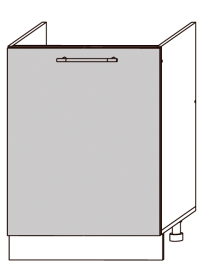 Кельн шкаф нижний ШНМ 600 1-ств(без столешн.,без рак.)