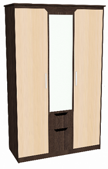 Шкаф 3-х дверный Орхидея