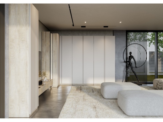 Гардеробная Этна Кашемир (Модульная)