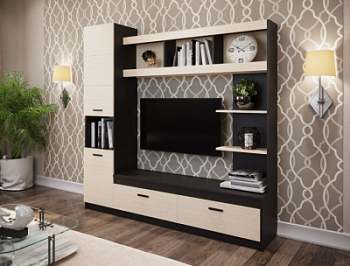 ГОРКА МИЛАН Венге/Дуб Выбеленный