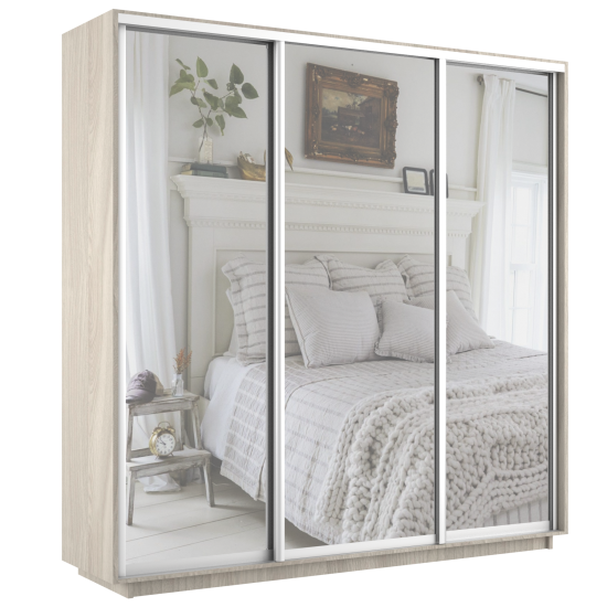 Шкаф-купе Экспресс 3 зерк. 2100 х 2200 х 600