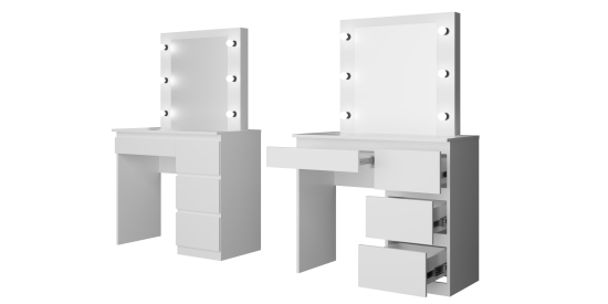 Туалетный столик  Твист с зеркалом