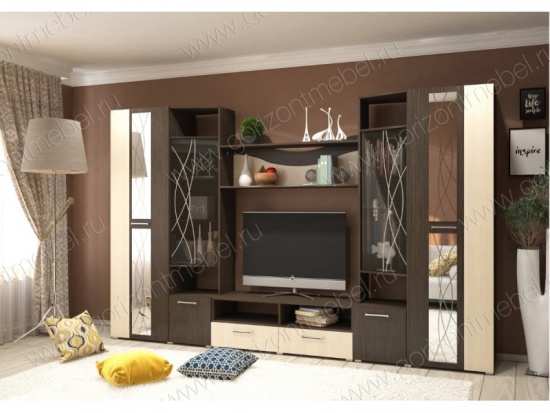 Стенка Гамма с зеркалами