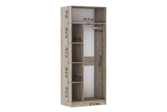 Прихожая Руэлла ЛДСП графит серый