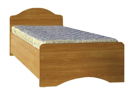 Кровать 0,8 м. (круглые спинки), без матраса