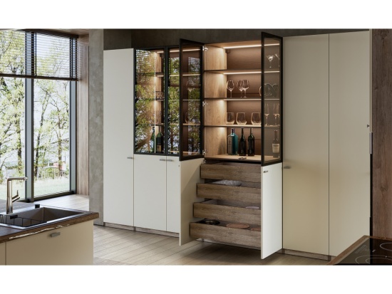 Гардеробная Этна Алебастр (Модульная)