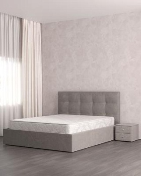 Кожаная кровать «Верона» Ламели с подъемом 900