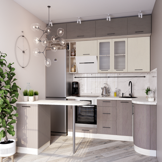 МДФ Сирень (островок из узких корпусов)