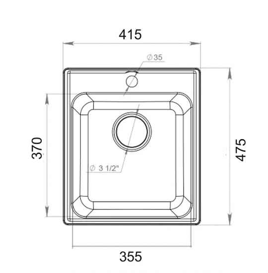 Кухонная мойка Меркурий М 04