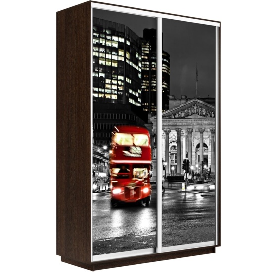 Шкаф-купе Экспресс с Фотопечатью 1600 х 2400 х 600 Ночной Лондон