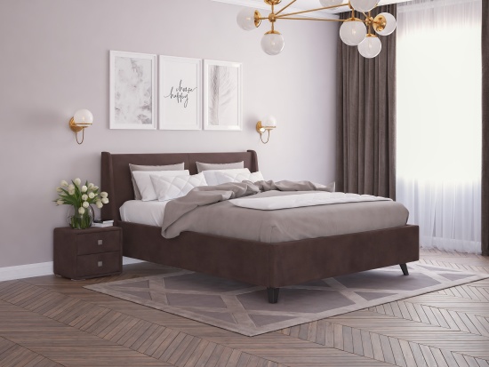 Микровелюр шоколад