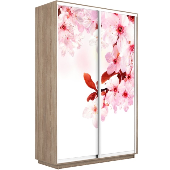 Шкаф-купе Экспресс с Фотопечатью 1400 х 2200 х 600 Сакура