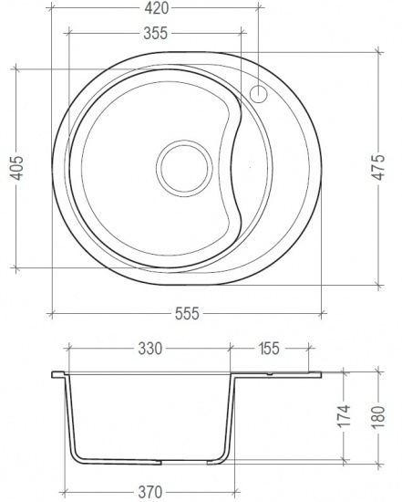 Кухонная мойка FUTURA F02