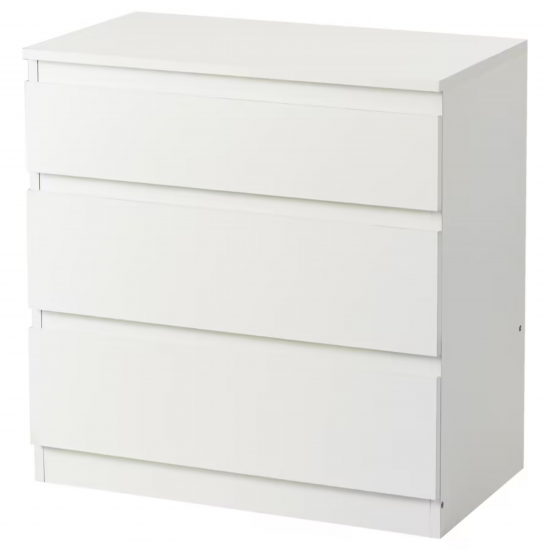 Комод "Твист-мини" 3ящ. Белый