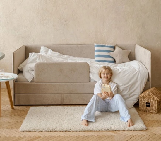 Детский диван-кровать 90*200 см SMILE без матраца