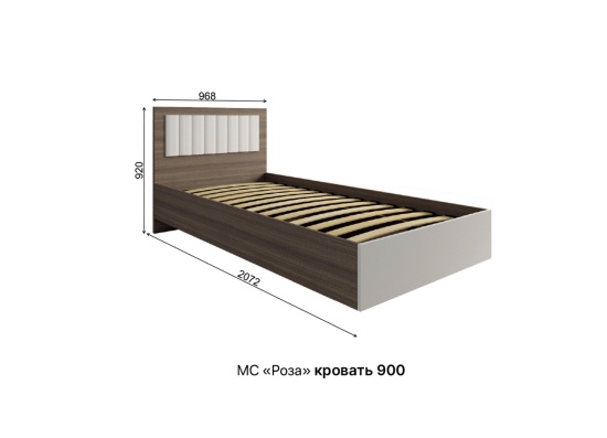 Кровать «Роза» 900 с подъмным механизмом