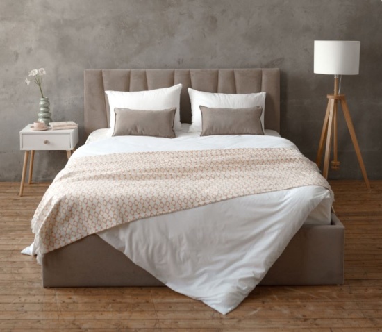 Двуспальная кровать KELLY 160х200 с подъемным механизмом 