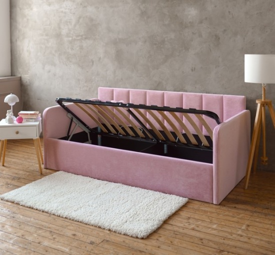 Детская кровать TONY 90*190 с ПМ + подушка-квадрат с матрасом 