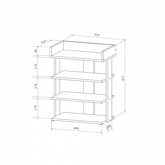 Обувница Этажи Малая