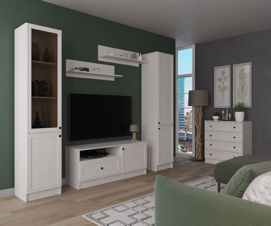 Модульная стенка Веста компоновка 1