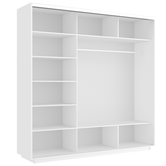 Шкаф-купе Экспресс с Фотопечатью 1800 х 2400 х 600 Орхидея Белая