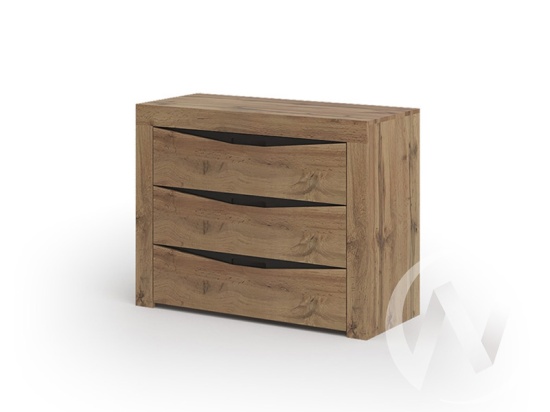 Комод 3 ящика Спальня Паола КМ 701