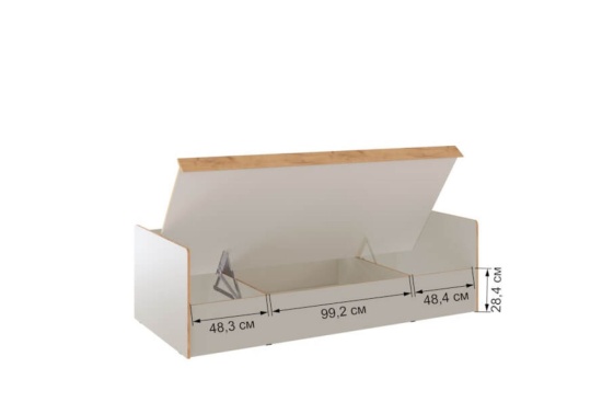 Кровать с ПМ 0,9м "Асцелла"