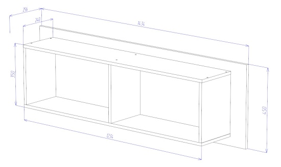 Антресоль АН-02 Бостон