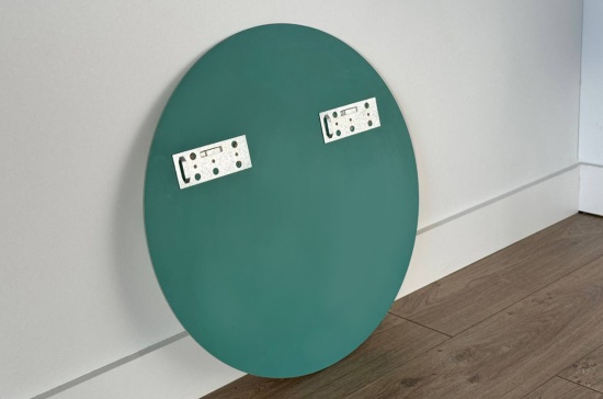 Зеркало Фортуна 1 черный, белый, золото