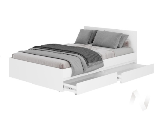 Кровать 1,2 КР-07 МС Симпл+настил ЛДСП