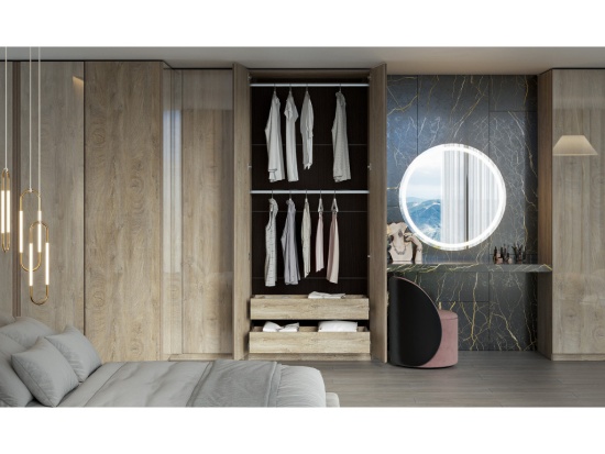 Гардеробная Этна Лак (Модульная)