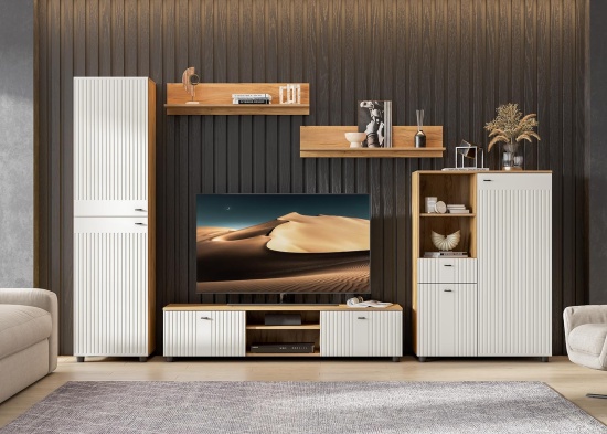 Модульная гостиная "Милан" 1 вариант