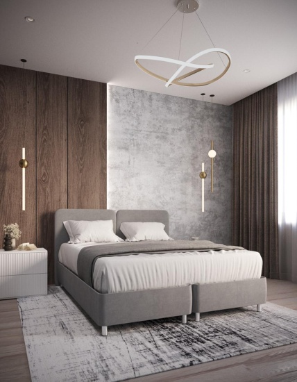 Спринг-бокс 160 с изголовьем