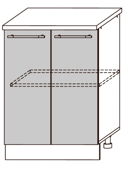 Кельн шкаф нижний ШН 600(без столешн.)