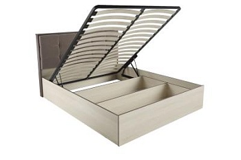 Кровать "Лирика" (1,4м.) ЛК-2+Ортопедический подъемный механизм с ящиком