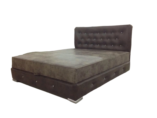 Тахта 1,6м со стразами квадратная спинка