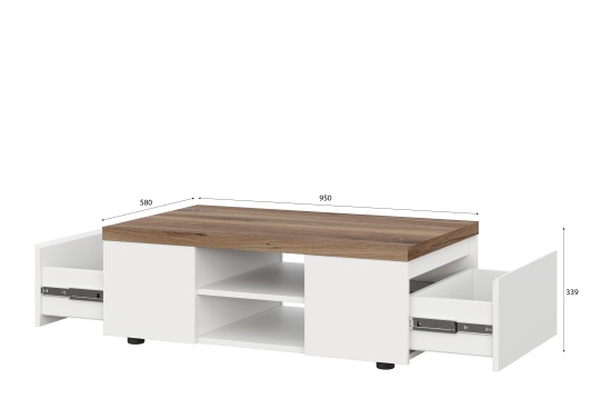 Стол журнальный Одри (дуб Эдда)