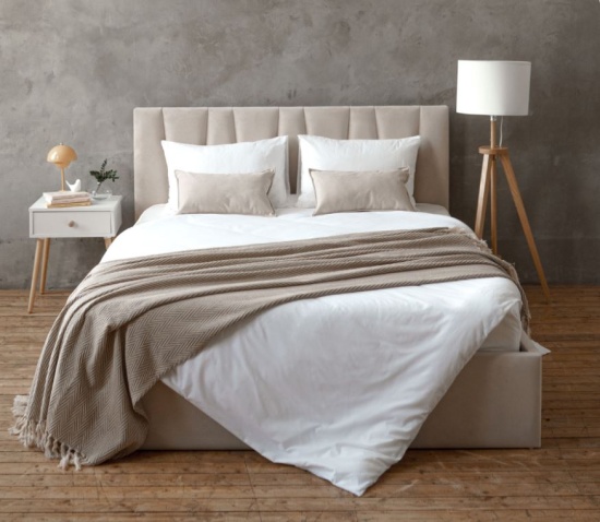 Двуспальная кровать KELLY 160х200 с подъемным механизмом 