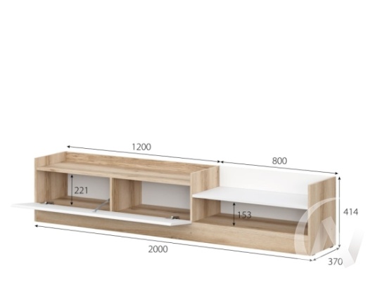 Тумба для телевидеоаппаратуры МС Брайтон