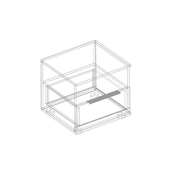 Стил Тумба прикроватная с ящиком и нишей