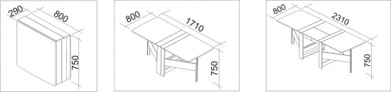 Стол-книжка Колибри 12.2